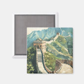 Grote muur van China Magneet (Voorkant / Achterkant)