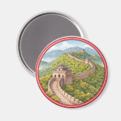 Grote Muur van China Magneet (Voorkant / Achterkant)