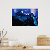 Grote muur van China met maan Poster (Keuken)