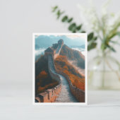 Grote muur van China mooie toeristische plaats Briefkaart (Staand voorkant)