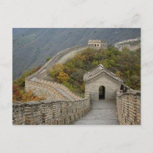 Grote muur van China op Mutianyu Briefkaart