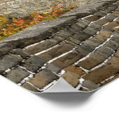 Grote muur van China op Mutianyu Poster (Hoek)