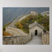 Grote muur van China op Mutianyu Poster (Voorkant)