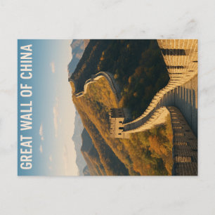 Grote Muur van China – Peking, China Briefkaart