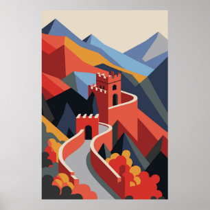 Grote muur van China Poster