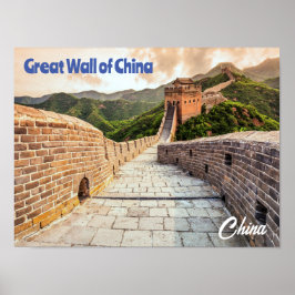 Grote muur van China Poster
