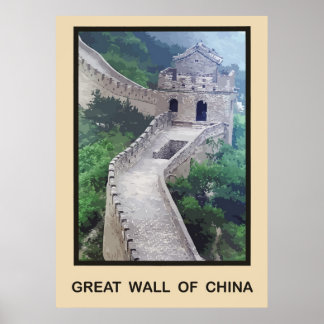 Grote muur van China Poster