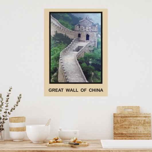 Grote muur van China Poster (Keuken)