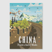 Grote muur van China reis poster (Voorkant)