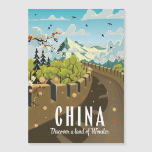 Grote muur van China reis poster