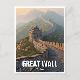 Grote Muur van China Reizen Briefkaart