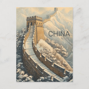 Grote Muur van China Reizen Briefkaart