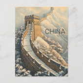 Grote Muur van China Reizen Briefkaart (Voorkant)