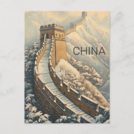Grote Muur van China Reizen Briefkaart
