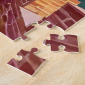 Grote Muur van China Schilderen Aquarel Legpuzzel (Zijkant)