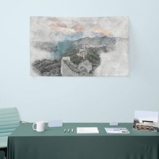 Grote muur van China Spandoek (Beurs)