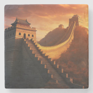 Grote Muur van China Sunset Stone Onderzetter - Az