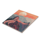 Grote muur van China Tegeltje (Zijkant)