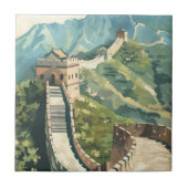 Grote muur van China Tegeltje (Voorkant)