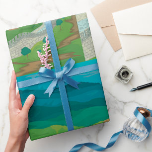 Grote muur van China-wandelpapier Cadeaupapier