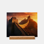 Grote Muur van China Zonsondergang Acryl Teken – M Bord (Voorkant)