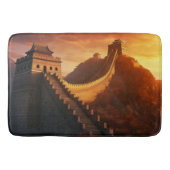 Grote Muur van China Zonsondergang - Majestic Badmat (Voorkant)