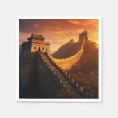 Grote Muur van China Zonsondergang - Majestic Servet (Voorkant)