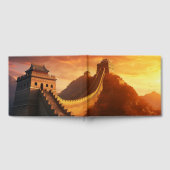 Grote Muur van China Zonsondergang – Majestueus Gastenboek (Volledig)