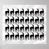 Grote muur van Greyhounds Poster (Voorkant)