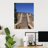 Grote Muur - Westelijk Eind - Trap Poster (Thuiskantoor)