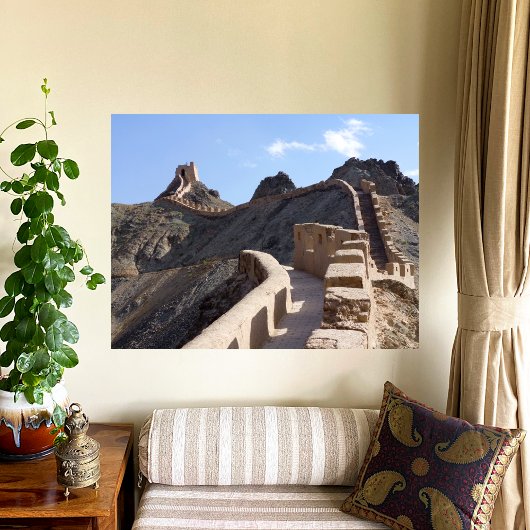 Grote muur - westelijk einde poster