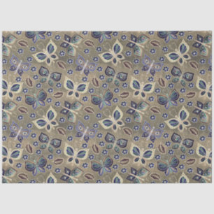 Grote Naadloze Vlinderpatroon Decoupage Tissuepapier