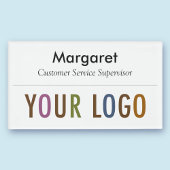 Grote Naam Badge Magnet Custom Logo Medewerker Per