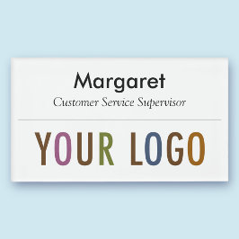 Grote Naam Badge Magnet Custom Logo Medewerker Per