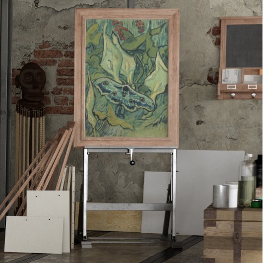 Grote nachtpauwogen door Vincent van Gogh Poster