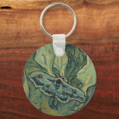 Grote nachtpauwogen door Vincent van Gogh Sleutelhanger (Voorkant)