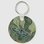 Grote nachtpauwvlinder door Vincent van Gogh Sleutelhanger (Voorkant)
