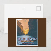 GROTE NATIONAAL PARK - TEXAS USA BRIEFKAART (Voorkant / Achterkant)