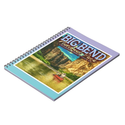 GROTE NATIONAAL PARK - TEXAS USA NOTITIEBOEK (Linkerzijde)