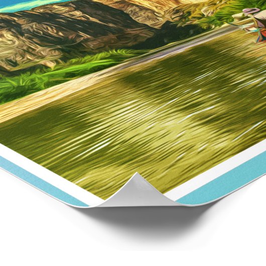 GROTE NATIONAAL PARK - TEXAS USA POSTER (Hoek)