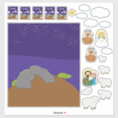 Grote Nativeschermen Sticker (Vel)