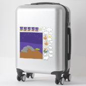 Grote Nativeschermen Sticker (Koffer)