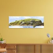 Grote Natuur van de Gator Fotografie OOB-effect Canvas Afdruk (Insitu (Woonkamer))