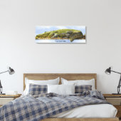 Grote Natuur van de Gator Fotografie OOB-effect Canvas Afdruk (Insitu (Slaapkamer))