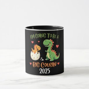 Grote neef dinosaurus ik ga neef baby Rex zijn Mok