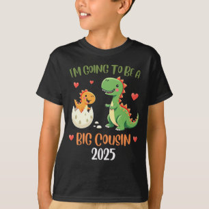 Grote neef dinosaurus ik ga neef baby Rex zijn T-shirt