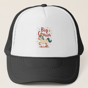 Grote neef eenhoorn vintage schattige kinderen typ trucker pet