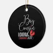 Grote neef laden 2024 voor zwangerschapsaankondigi keramisch ornament (Links)