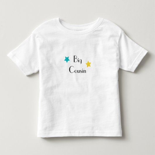 Grote neef met sterren  kinder shirts (Voorkant)