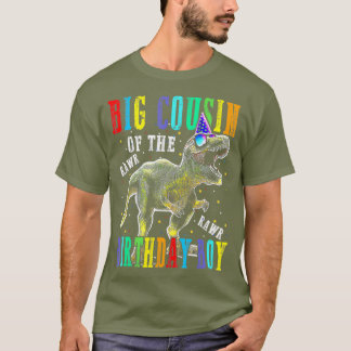 Grote neef van de Birthday Boy Dinosaur T-shirt